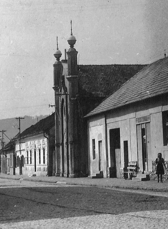 Židovská synagóga v roku 1935 Židovská synagóga v roku 1935