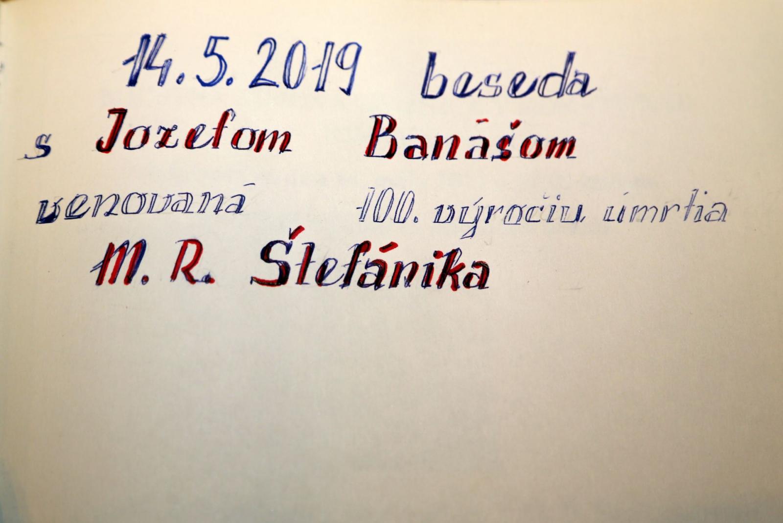 Fotogaléria Beseda s Jozefom Banášom (8) Beseda s Jozefom Banášom